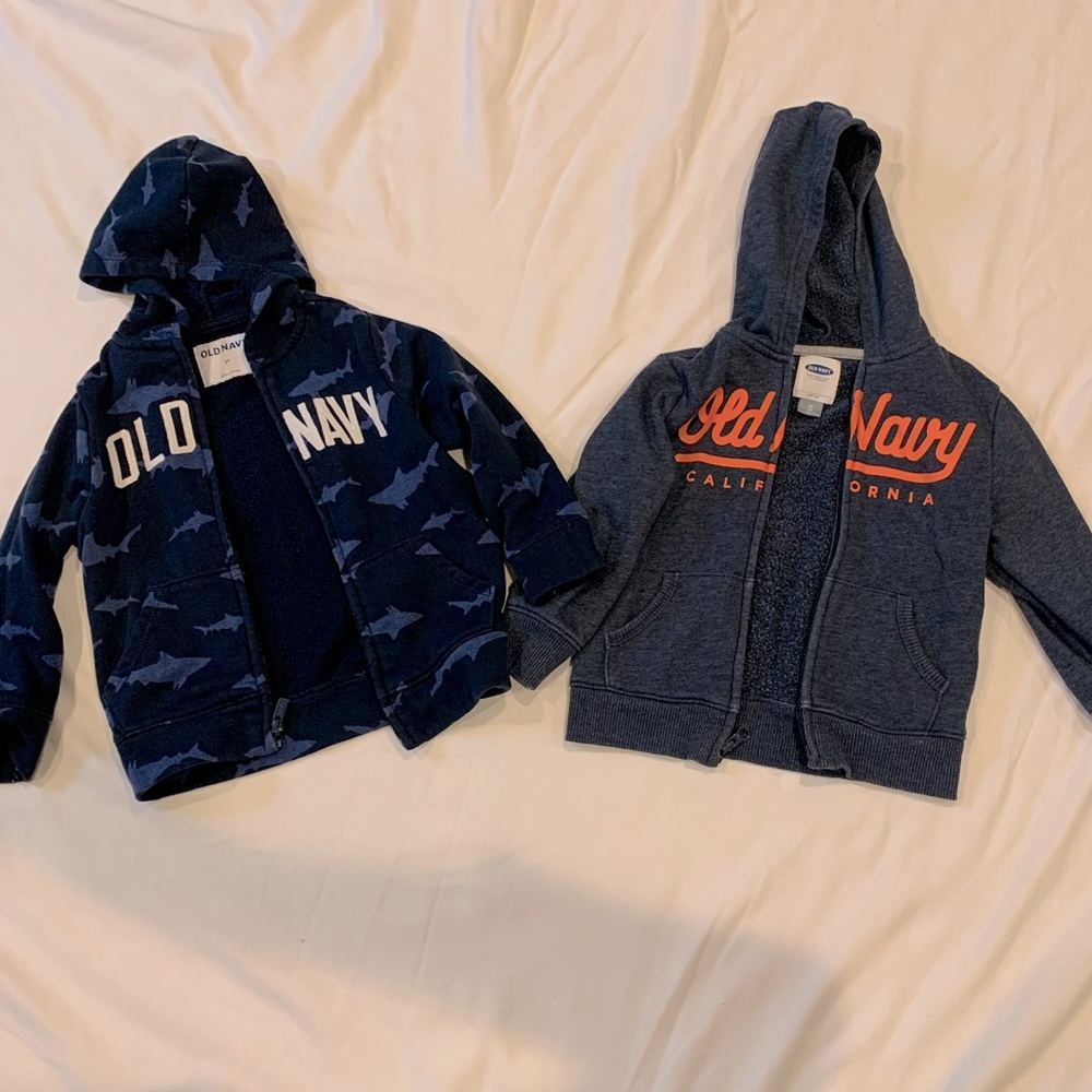 3t old navy zip up bundle